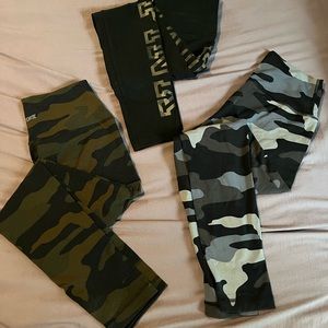3 pairs Victorias Secret PINK leggings
